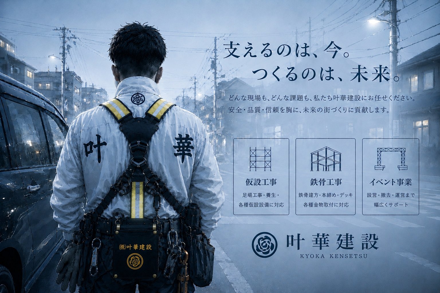 支えるのは、今。つくるのは、未来。株式会社叶華建設